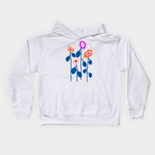 BOLD SUN FLOWERS Kids Hoodie